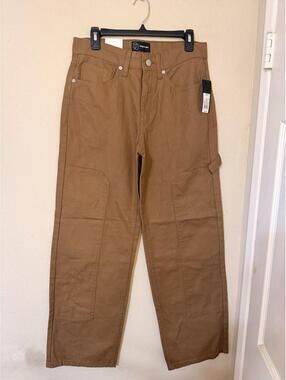 Original Use Relaxed Carpenter Pants Brown 30X32 100% Cotton. HS109